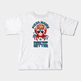 Pizza crab Kids T-Shirt